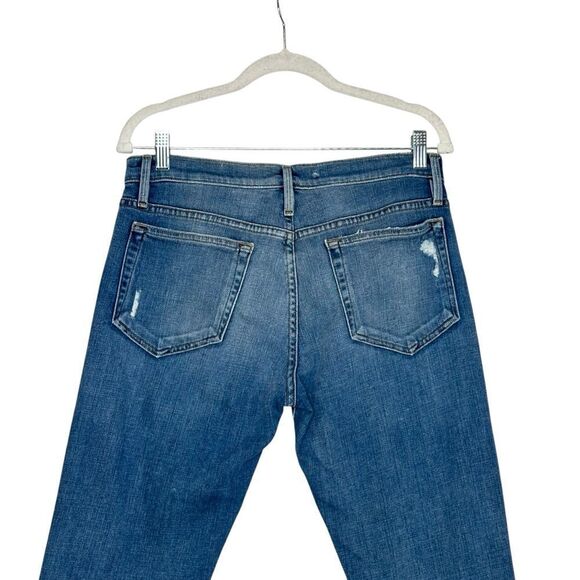 Frame Denim Le Boy Zip Ankle Mid Rise Jeans | Size 28 - Picture 8 of 10